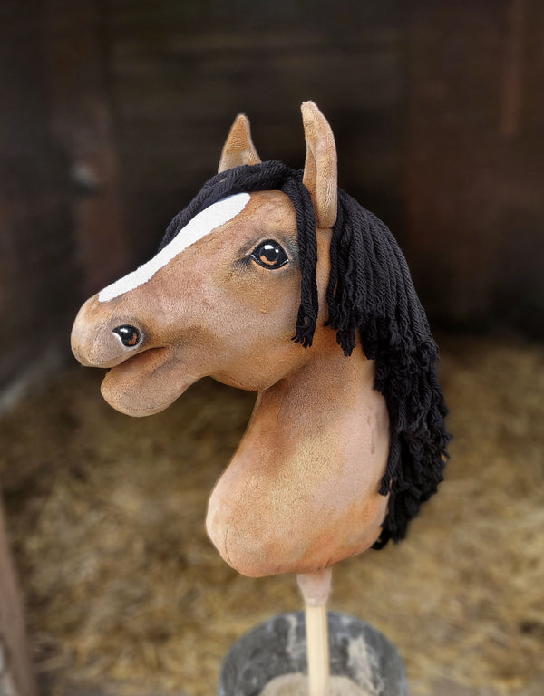 Premium Keppihevonen / Hobby Horse - Buckskin horse A3