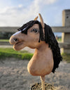 Premium Keppihevonen / Hobby Horse - Buckskin horse A3