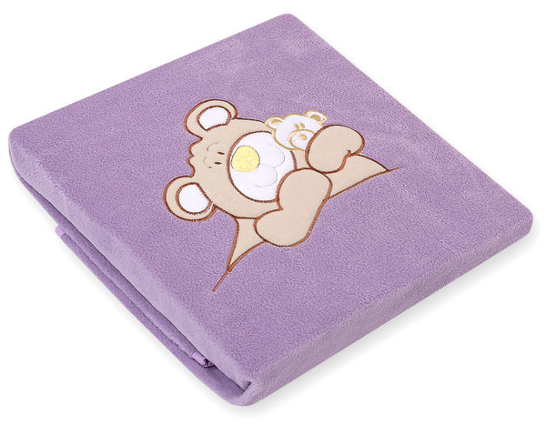 Vauvan Fleecepeitto - Teddy Bear Barnaba Lilac