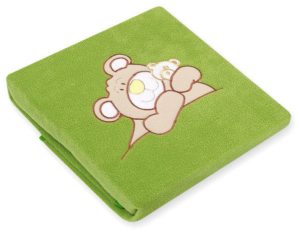 Vauvan Fleecepeitto - Teddy Bear Barnaba Green