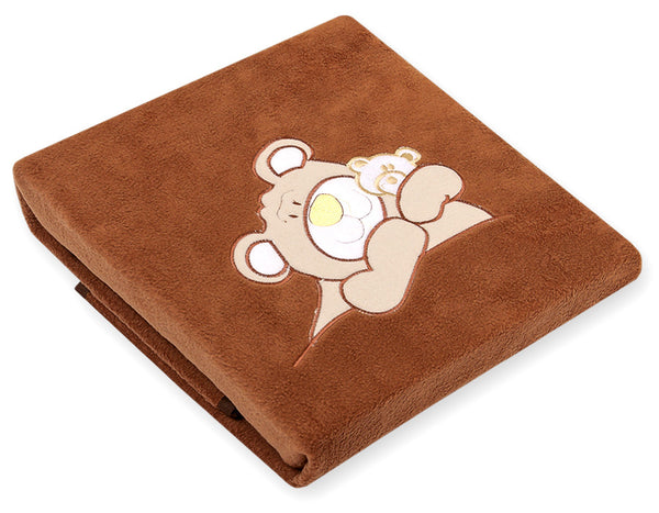 Vauvan Fleecepeitto - Teddy Bear Barnaba Brown