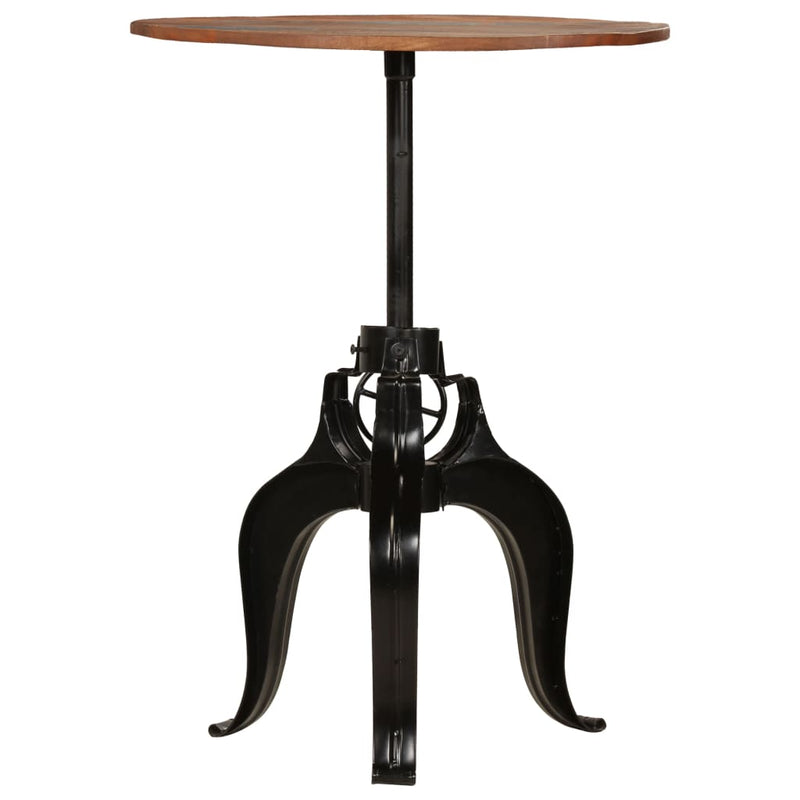 Baaripöytä kierrätetty puu Dochiuta 75x(76-110)cm