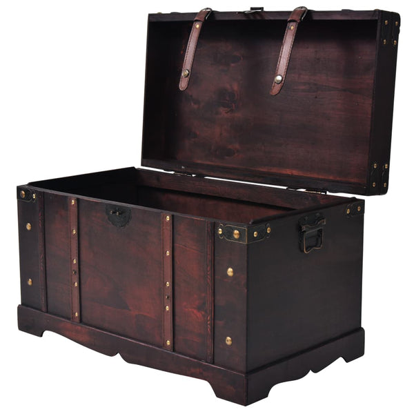 Vintage Aarrearkku Puu 66x38x40 cm