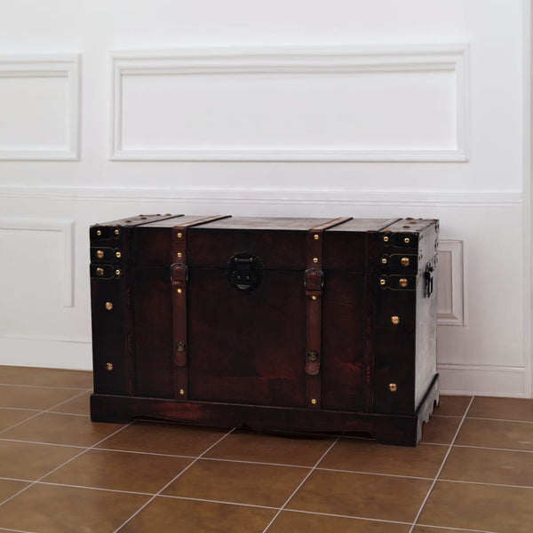Vintage Aarrearkku Puu 66x38x40 cm