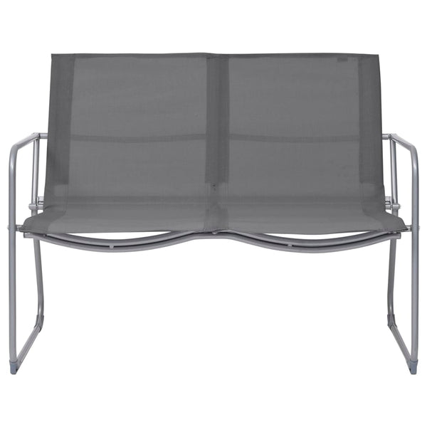 Harmaa puutarhasohvasarja Pricajan 4-osainen (kangas/teräs)