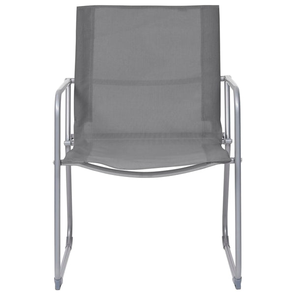 Harmaa puutarhasohvasarja Pricajan 4-osainen (kangas/teräs)