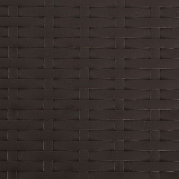 Kokoontaitettavat puutarhatuolit 2 kpl HDPE ja teräs ruskea