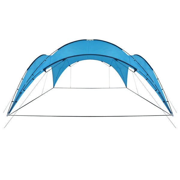 Juhlateltta kaareva 450x450x265 cm vaaleansininen