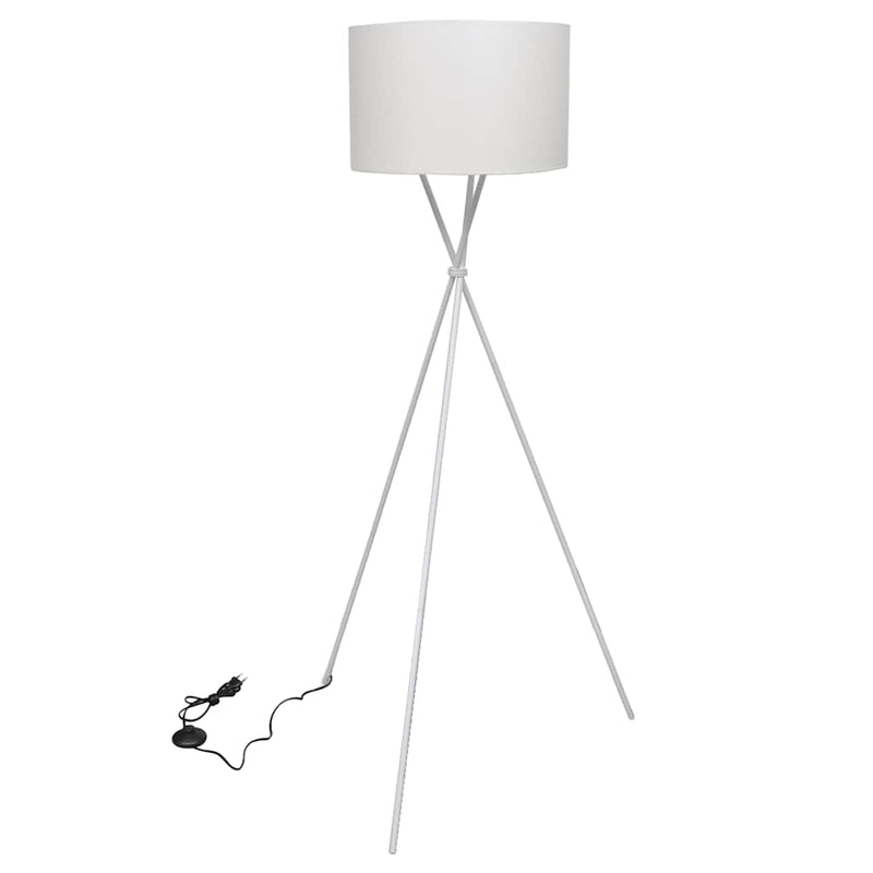 Lattiavalaisin jalustalla 139 cm valkoinen