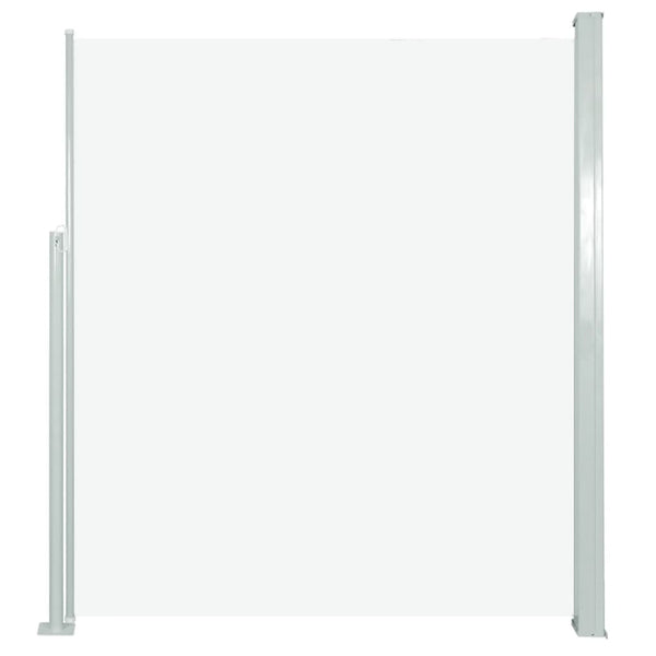 Sisäänvedettävä sivumarkiisi 160x500 cm kerma