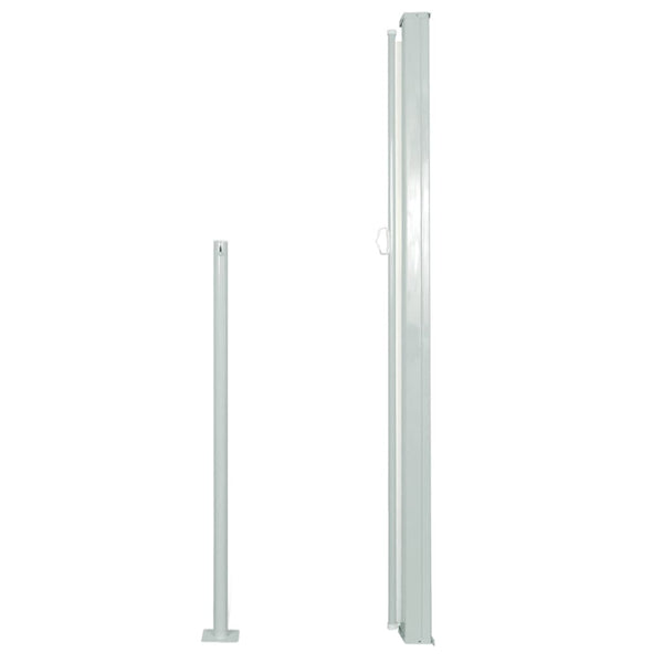 Sisäänvedettävä sivumarkiisi 160x500 cm kerma