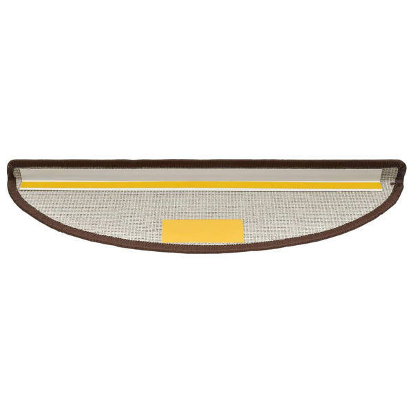 Porrasmatot 15 kpl kahvinruskea 56 x 17 x 3 cm