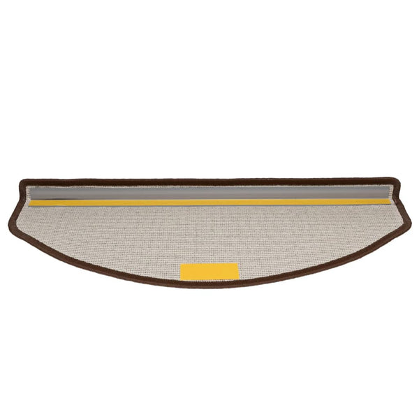 Porrasmatot 15 kpl kahvinruskea 65 x 24 x 4 cm