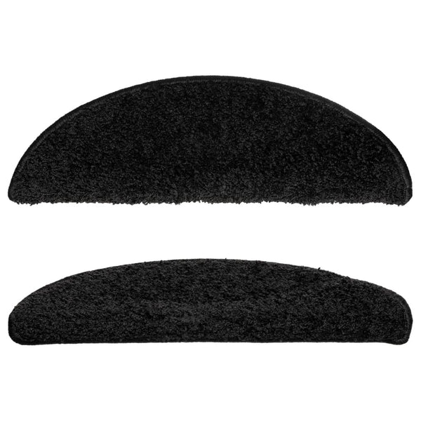 Porrasmatot 15 kpl 56x17x3 cm musta