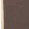 4-Paneelinen Tilanjakaja ruskea 160x170x4 cm kangas