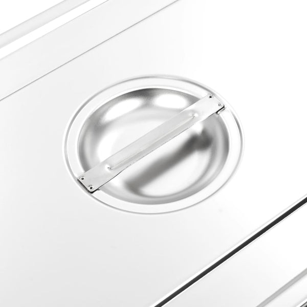 Kannet GN 1/1 pannulle 2 kpl ruostumaton teräs