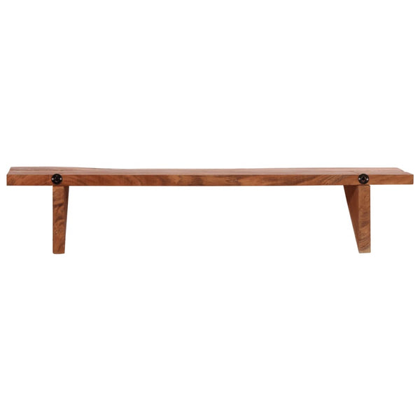 Seinähyllyt 2 kpl 90x20x18 cm kiinteä akaasiapuu