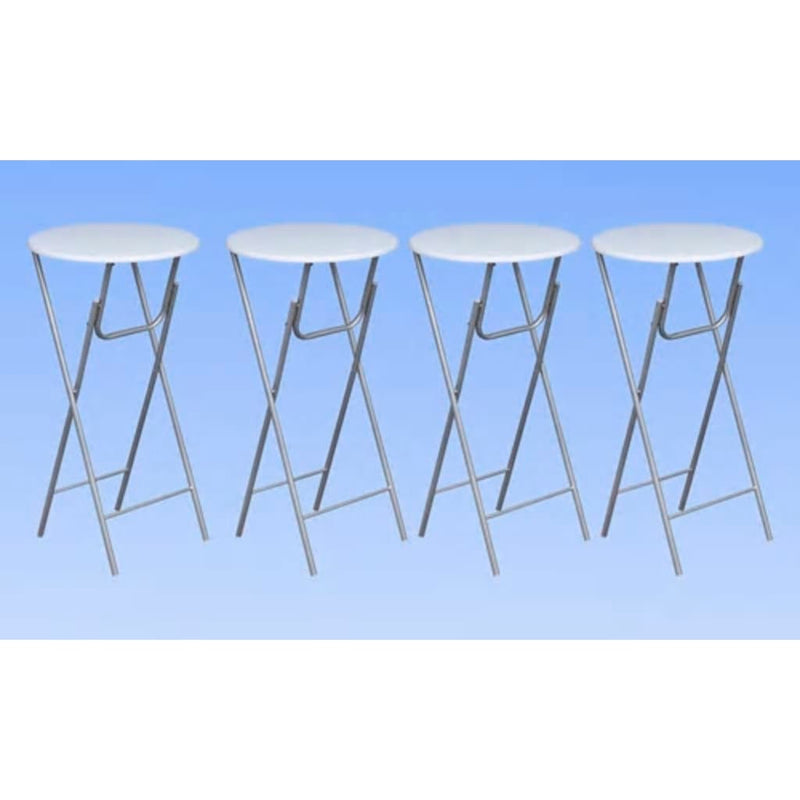 Valkoinen baaripöydät Boja (4 kpl mdf-pöytälevy)