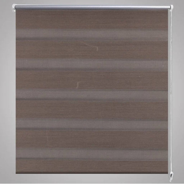 Kahvinruskea zebra rullakaihdin Seusen 80x175cm