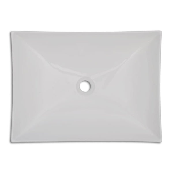 Kylpyhuone Keraaminen Posliini Pesuallas Lavuaari Valkoinen Kiiltävä