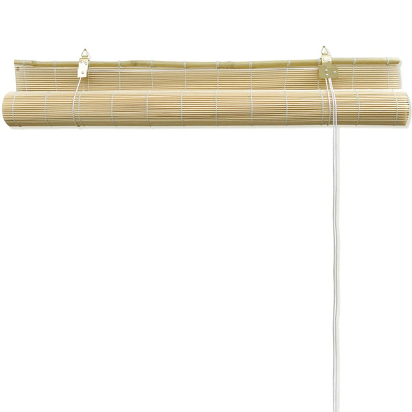Luonnolliset bambu rullaverhot 80 x 160 cm