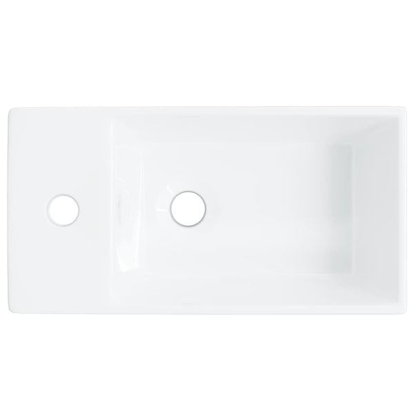 Pesuallas valkoinen 48x25x15 cm keraaminen