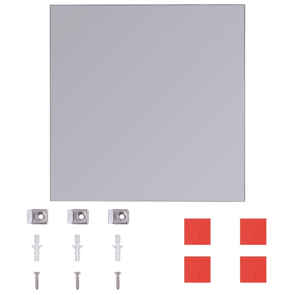 Kehyksettömät Palapeilit Lasi 8 kpl 20,5 cm