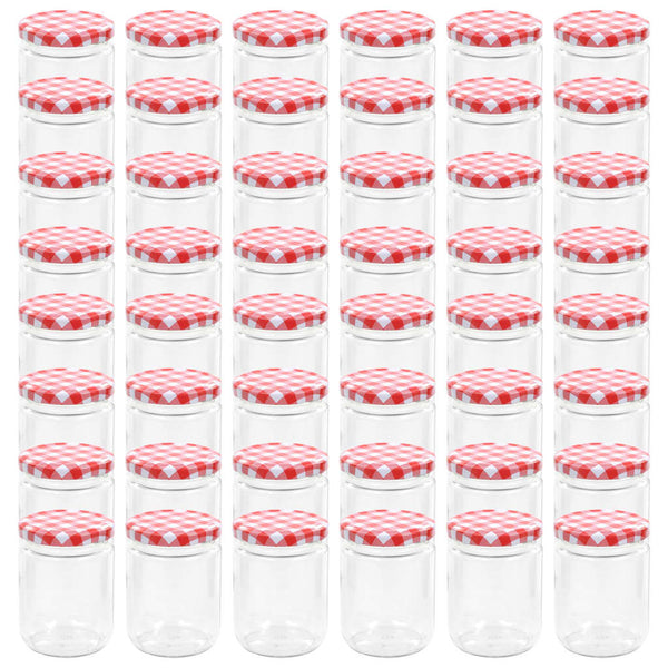 Valkopunaisilla lasiset hillopurkit Iroteiu 230 ml (48 kpl)