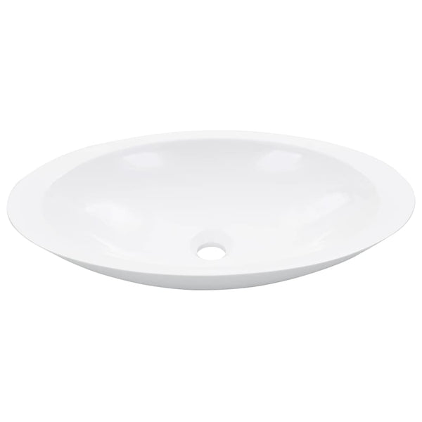 Pesuallas 59,3x35,1x10,7 cm mineraali-/marmorivalu valkoinen