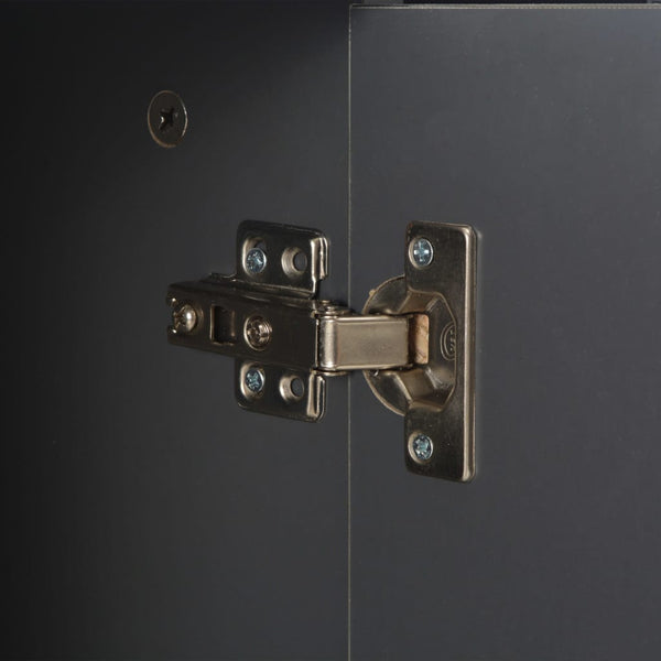 Senkki korkeakiilto harmaa 107x35x80,5 cm