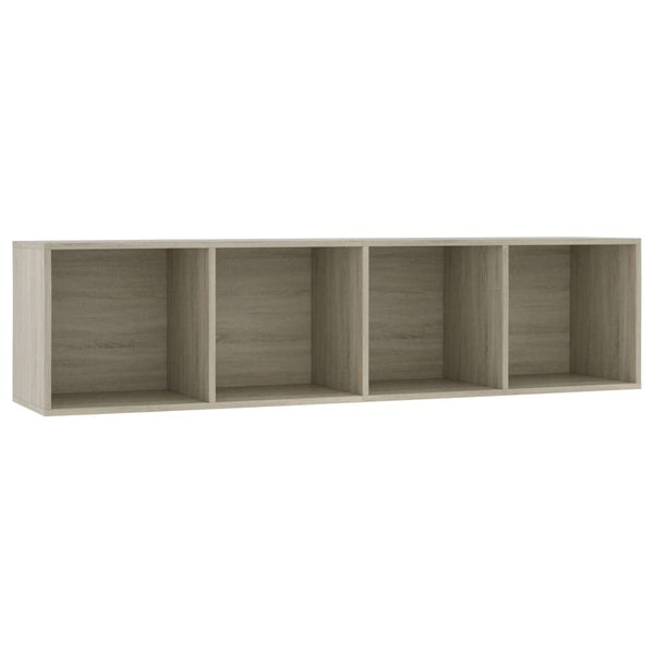 Kirjahylly/TV-taso Sonoma-tammi 143x30x36 cm