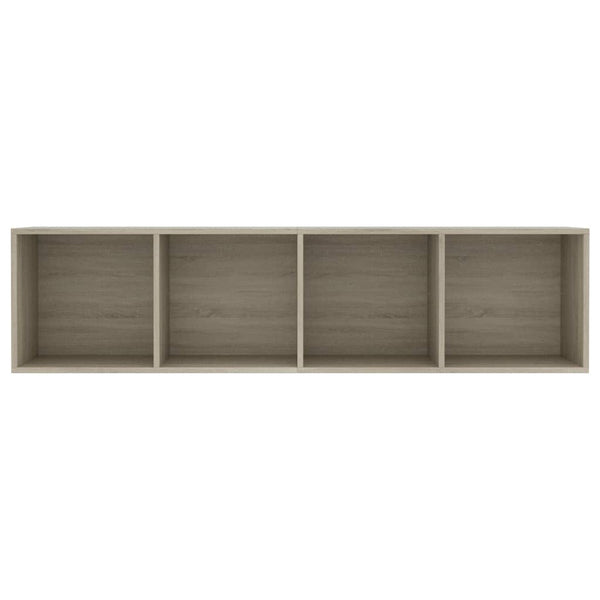 Kirjahylly/TV-taso Sonoma-tammi 143x30x36 cm