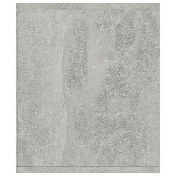 Kirjahylly/TV-taso betoninharmaa 143x30x36 cm