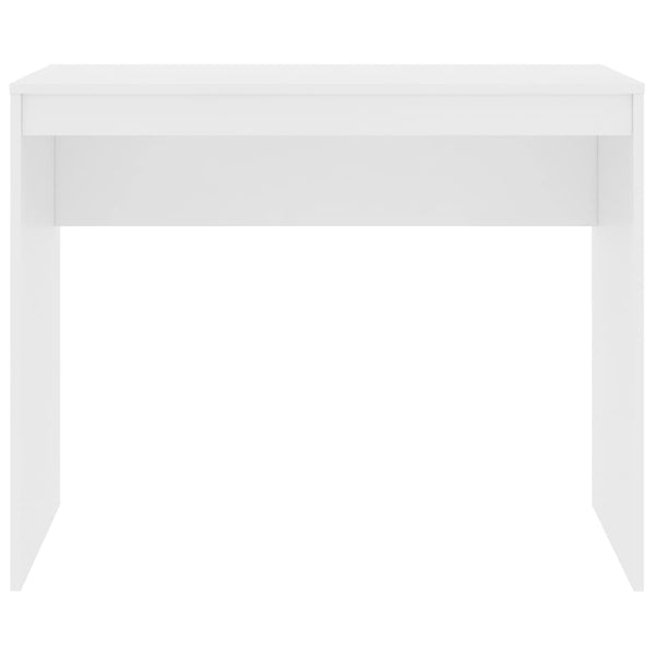 Työpöytä valkoinen 90x40x72 cm tekninen puu