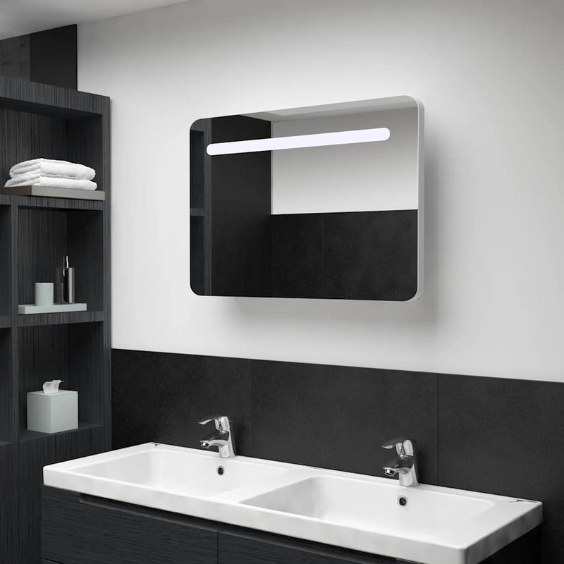 LED kylpyhuoneen peilikaappi 80x9,5x55 cm