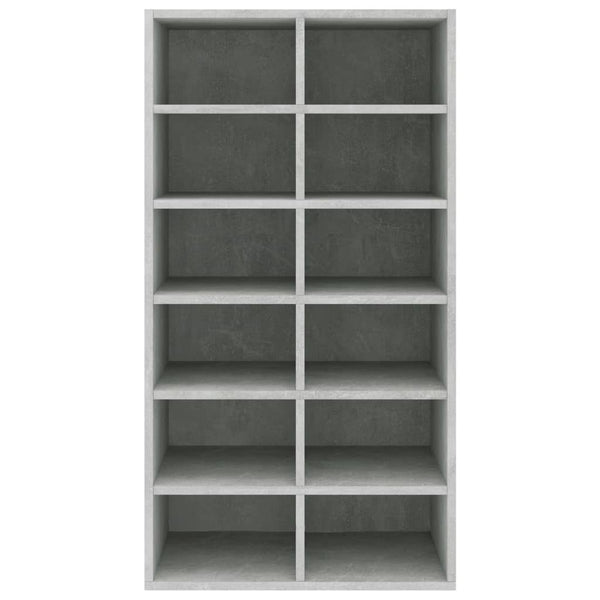 Kenkäteline betoninharmaa 54x34x100,5 cm tekninen puu