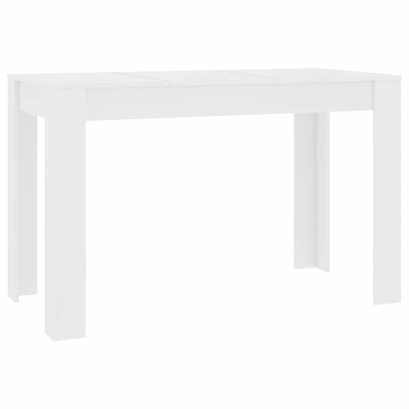 Valkoinen ruokapöytä Levon 120x60x76cm (puinen)