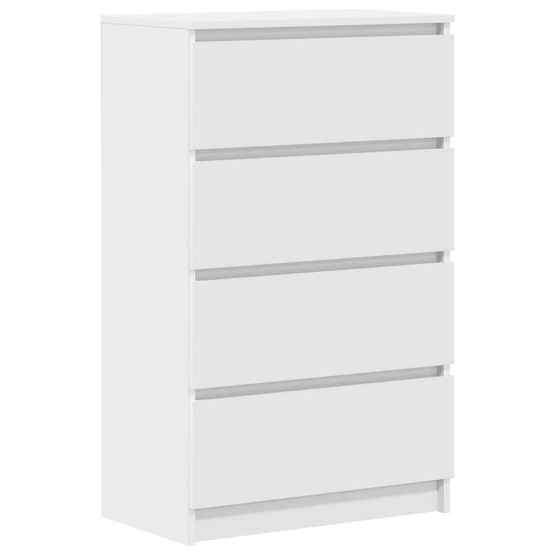 Valkoinen senkki Nance 60x35x98,5cm (puinen)
