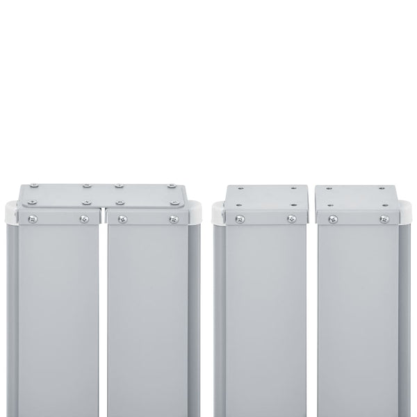 Sisäänvedettävä sivumarkiisi 120x600 cm antrasiitti