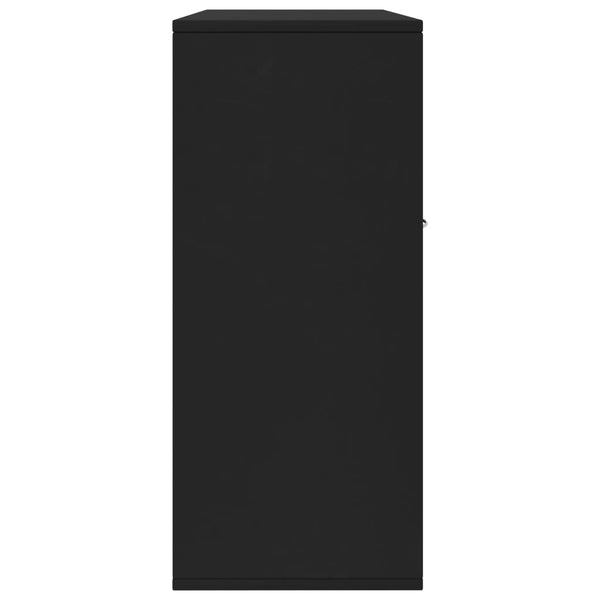 Senkki musta 88x30x70 cm tekninen puu