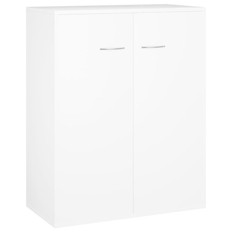Valkoinen senkki Gheorghel 60x30x75cm (puinen)