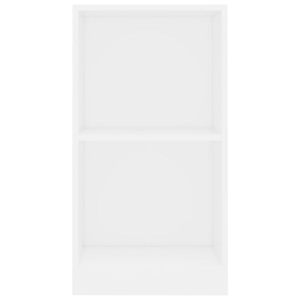 kirjahylly valkoinen 40x24x75 cm suunniteltu puu