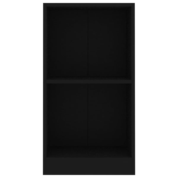 kirjahylly musta 40x24x75 cm suunniteltu puu