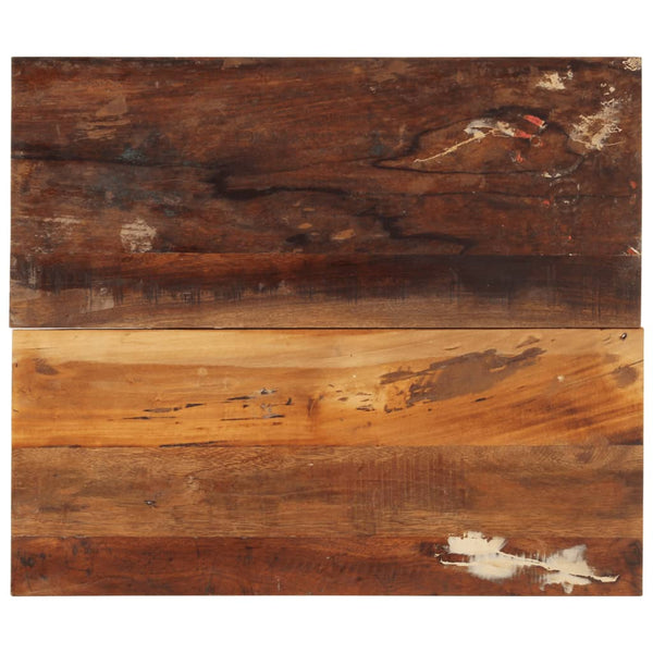 Suorakulmainen pöytälevy 60x70 cm 15-16 mm täysi kierrätyspuu