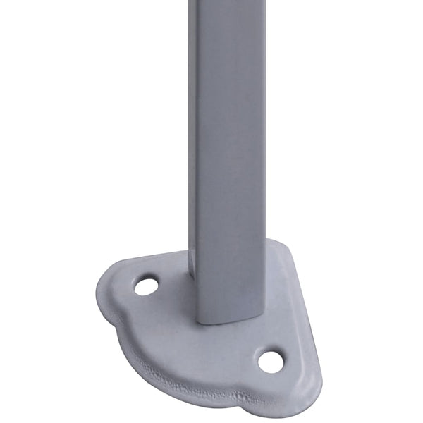 Valkoinen kokoontaittuva juhlateltta Lya 3x3 m (4 sivuseinää, teräs)