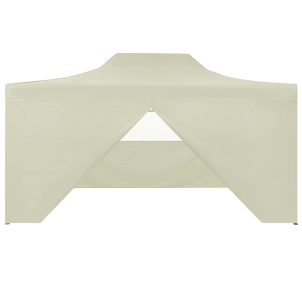 Kokoontaittuva juhlateltta 4 sivuseinää 3x4 m teräs kerma