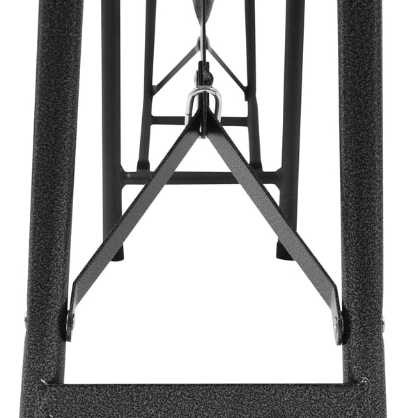 Musta kokoontaitettavat puutarhapenkit Armand 180cm (2 kpl hdpe)