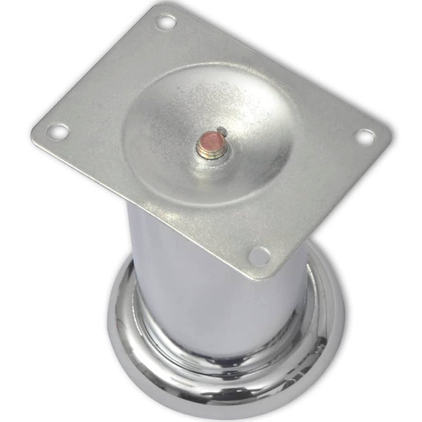Pyöreät sohvanjalat 8 kpl kromi 60 mm