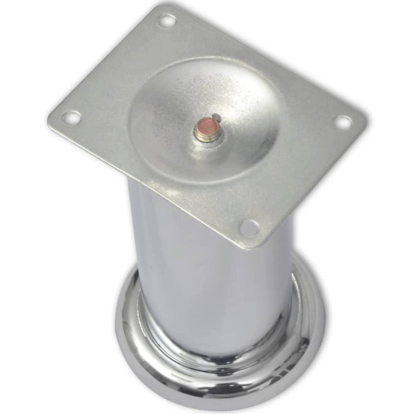 Pyöreät sohvanjalat 8 kpl kromi 120 mm