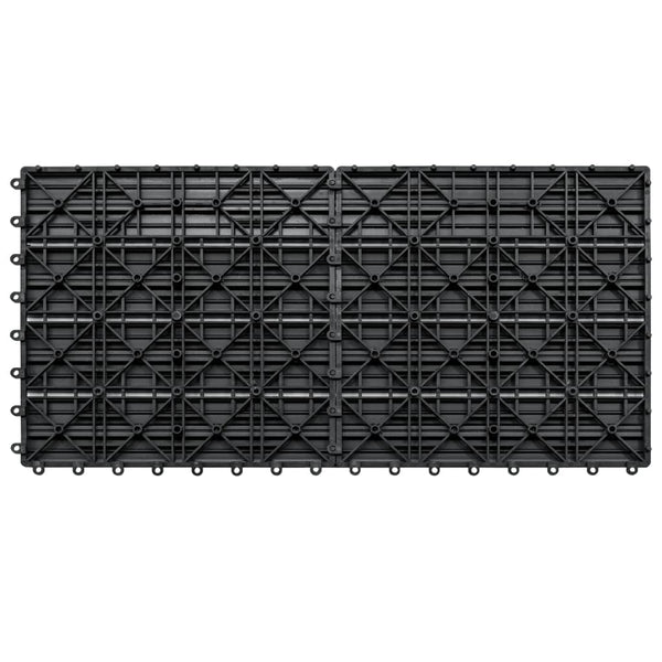 WPC-laatat 60x30 cm 6 kpl 1m² harmaa